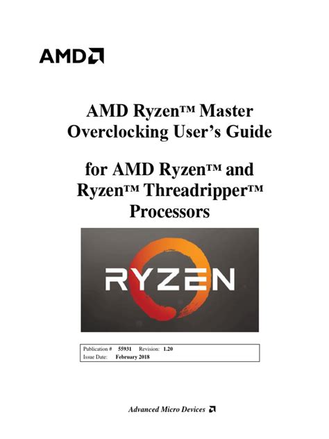 AMD-Ryzen - Panduan Overclocking | PDF