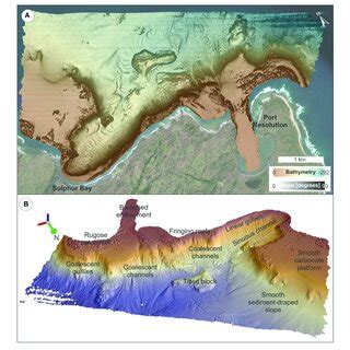 | Overview of seafloor topography and main features in the study area.... | Download Scientific ...