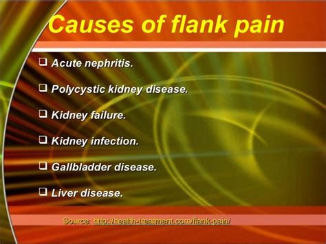 Flank pain