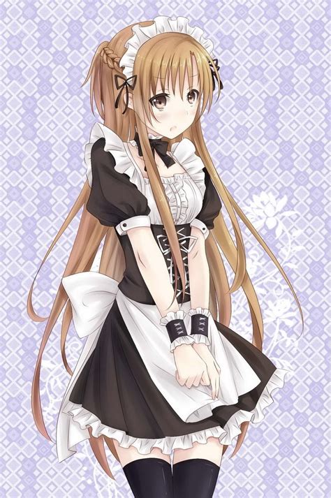 I don't know why, but I really like the look of anime maid outfits ...