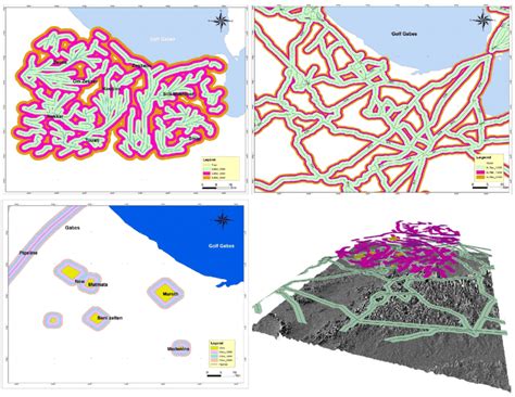 Buffer zone and overlays. | Download Scientific Diagram