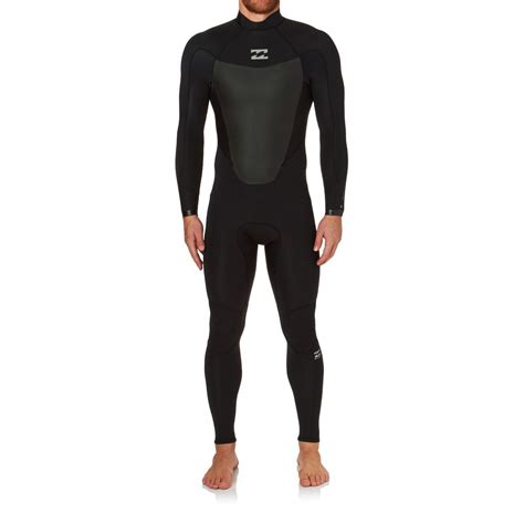 Billabong Absolute Comp 3/2mm Back Zip Wetsuit - Black - Bodysurfing