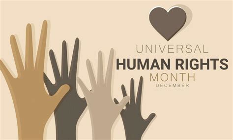 Universal Human Rights month. background, banner, card, poster ...