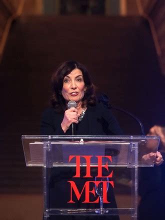 Governor Kathy Hochul Seen Delivering Remarks Editorial Stock Photo ...