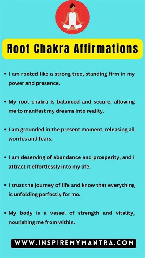 100+ Root Chakra Affirmations For Grounding & Stability