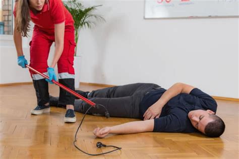 Electric shocks and how to help without putting yourself in danger - First Aid for Life