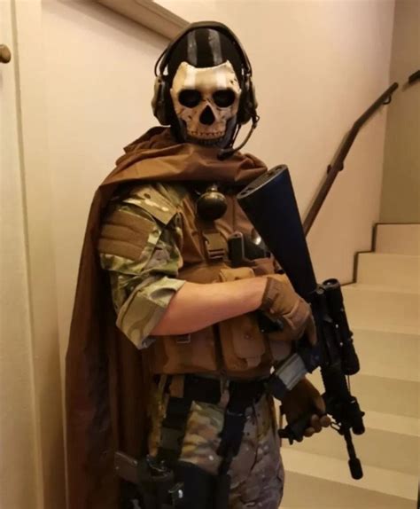 Ghost Mask Call of Duty Modern Warfare Cosplay Merch. - Etsy