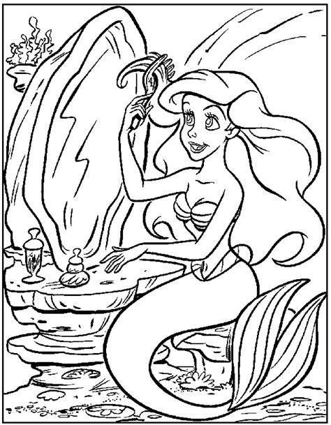 Free Printable Little Mermaid Coloring Pages For Kids