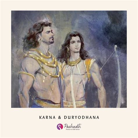 Karna and Duryodhana were very close friends. In the battle of Mahabharata, Karna was fighting ...