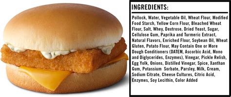 Filet-O-Fish Ingredients: What’s in the McDonald’s Filet-O-Fish?