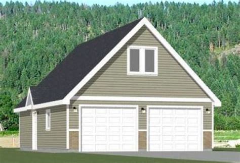 24x36 2-Car Garage -- #24X36G2G -- 1344 sq ft - Excellent Floor Plans #shedplans | Garage plans ...