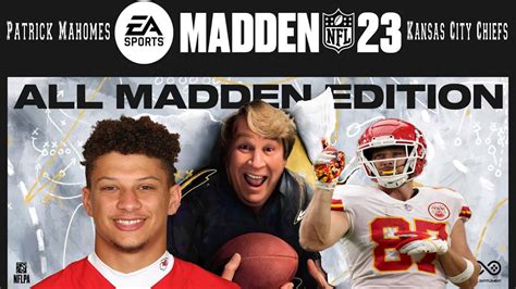 Patrick Mahomes Travis Kelce Kansas City Chiefs Madden 2023 PS5 NFL Highlights - Win Big Sports