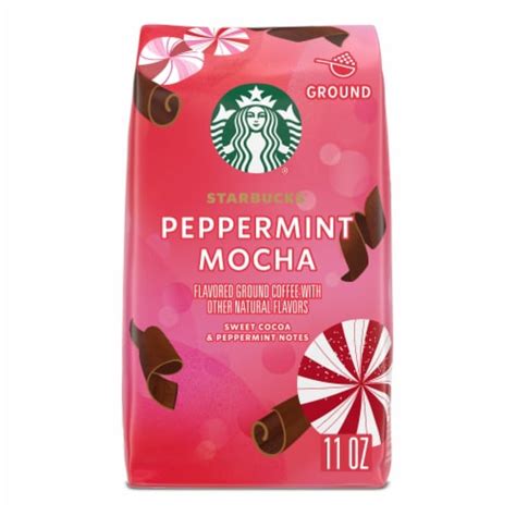 Starbucks Peppermint Mocha Flavored Ground Coffee, 11 oz - Fry’s Food ...