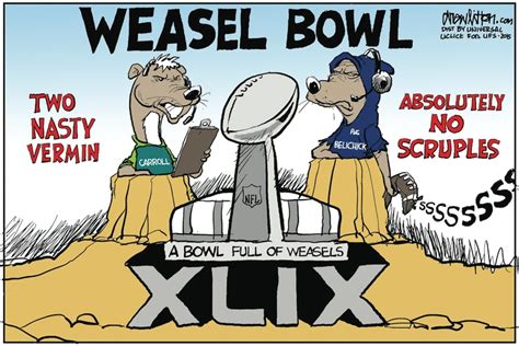 SUPER BOWL XLIX: 7 Cartoons that puncture any over-inflated ...