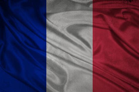 French Flag Waving On Canvas Digital Art by Eti Reid