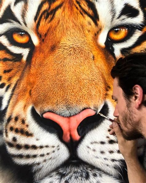 Hyperrealistic Paintings Capture the Stunning Beauty of Wild Animals