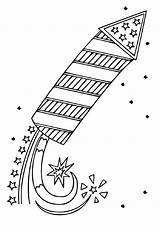 Rocket For Coloring sketch template