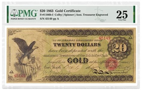 Seldom-seen Gold Certificates Among PMG-certified US Bank Note Rarities in Heritage FUN Auction ...