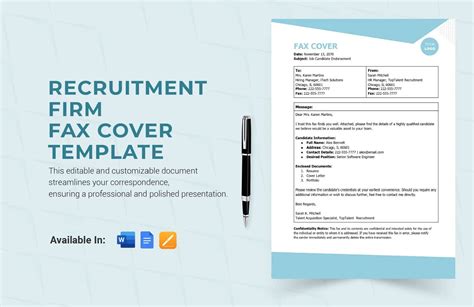 Fax Cover Template in Google Docs - FREE Download | Template.net