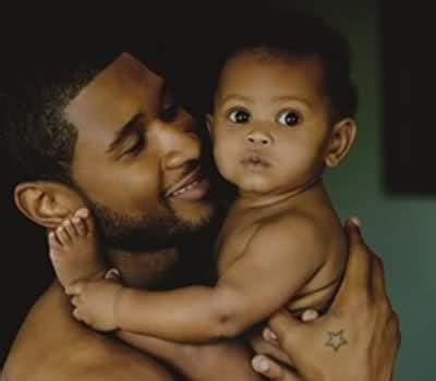 Usher Raymond & his son | Usher, Usher raymond, Father and baby