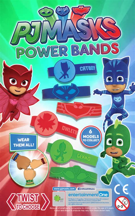 PJ Masks Power Bands Sticker | Tubz Brands Online Shop