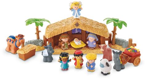 Fisher-Price Little People Deluxe Nativity Scene Playset: Amazon.ca ...