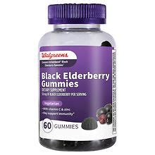 Walgreens Black Elderberry Gummies | Walgreens