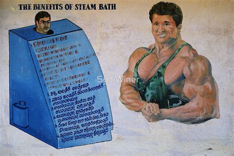 "The benefits of steam bath" by Syd Winer | Redbubble