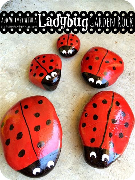 Add a Little Whimsy: Make a Painted Ladybug Garden Rock