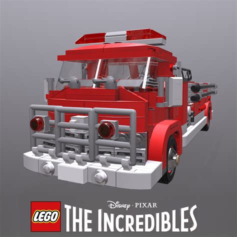 ArtStation - LEGO Incredibles Fire Engine Optimisation Model