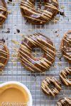 Baked Peanut Butter Banana Donuts with Chocolate Peanut Butter Glaze ...