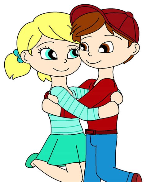 Eleanor And Alvin hugging by CaitlinSparkle on DeviantArt