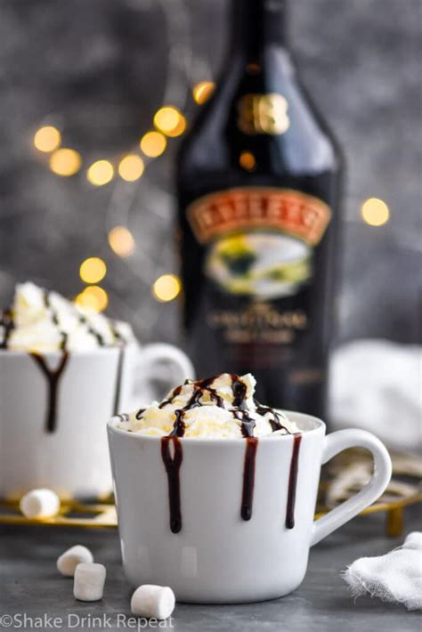 Baileys Hot Chocolate - Shake Drink Repeat