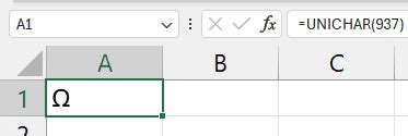 8 Ways to Insert Omega Symbol In Excel (Ω or ω)