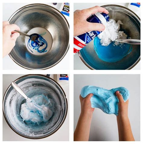 Fluffy Slime Recipe - Thirty Handmade Days - Shaving Cream Slime