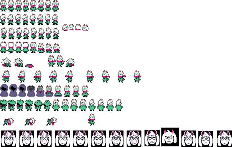 (OC) Hatless Ralsei sprite edits! : r/ralsei