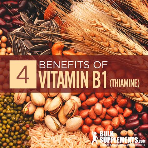 Vitamin B1 (Thiamine). Improve Brain Function. Stronger Immune System