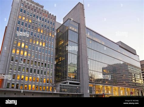 The World Bank Group building, Washington DC, at dusk Stock Photo - Alamy