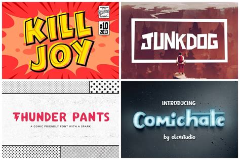 10 Comic Book Fonts for Creating the World’s Best Comic Strips | HipFonts