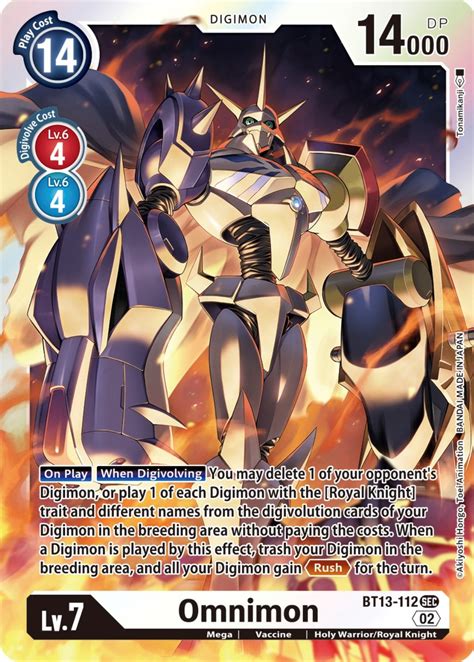 Omnimon - Versus Royal Knights - Digimon Card Game