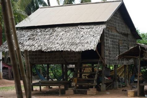 Four Traditional Cambodian House You found in the village