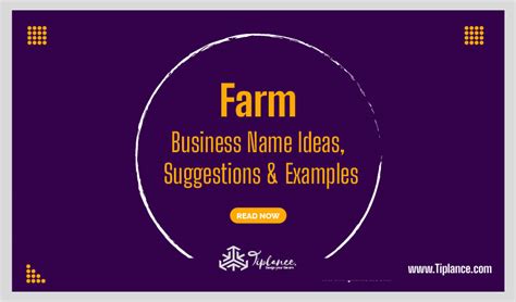 107 Best Farm Name Ideas To attract More Clients - Tiplance