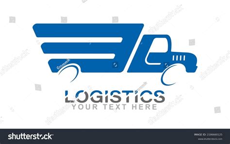 Logistics Vector Template Company Logo Business Stock Vector (Royalty ...