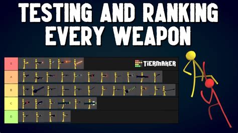 Stick Fight: The Game | Testing Every Weapon | Tier List - YouTube