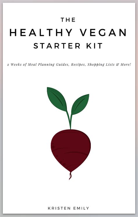 The Healthy Vegan Starter Kit — Kristen Pound | Vegan starters, Healthy vegan, Affordable vegan ...