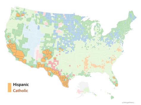 Dominant religions in the U.S., county by county - Big Think