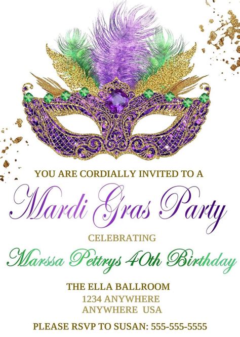 Pin on Mardi gras party