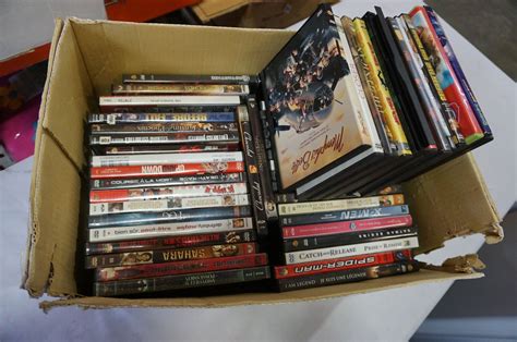 2 BOXES OF DVDS - Big Valley Auction