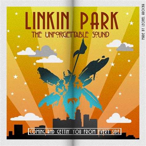 Linkin Park album cover, Art Deco style by LeonelNikolaz on DeviantArt