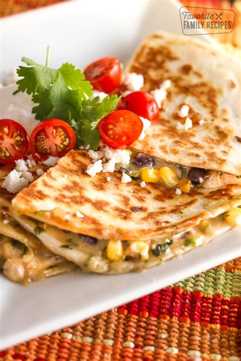 Veggie Quesadillas | Favorite Family Recipes